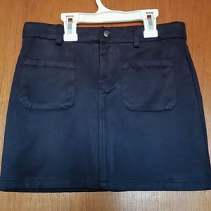 Girls Microsuede Mini Skirt